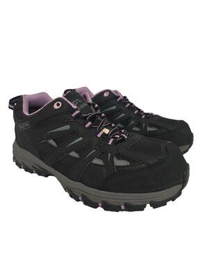 Dakota Women's Low-Cut Aluminum Toe CP Work Shoe 2003 Black/Purple Size 7M